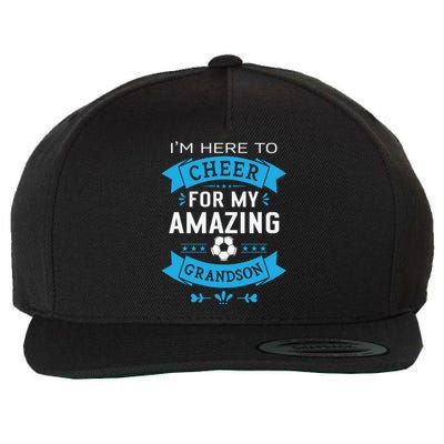 Grandma Or Grandpa Proud Soccer Wool Snapback Cap