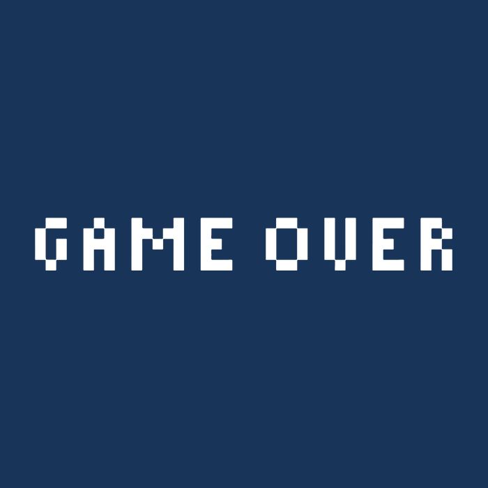 Game Over, Gamer Gift, Funny Gamer, Gamer Christmas Gift, Gamer, Video Game, Gaming 1 Apron