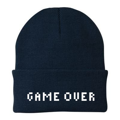 Game Over, Gamer Gift, Funny Gamer, Gamer Christmas Gift, Gamer, Video Game, Gaming 1 Knit Cap Winter Beanie