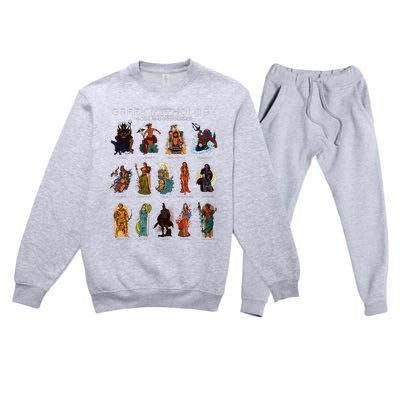 Gods Of Greek Mythology Premium Crewneck Sweatsuit Set