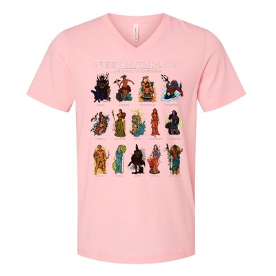 Gods Of Greek Mythology V-Neck T-Shirt