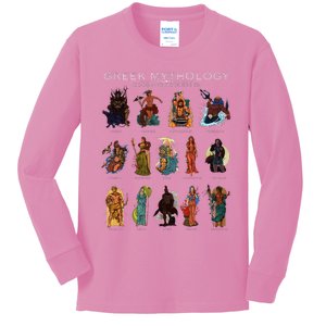 Gods Of Greek Mythology Kids Long Sleeve Shirt