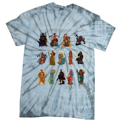 Gods Of Greek Mythology Tie-Dye T-Shirt