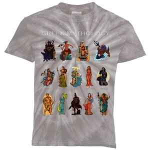 Gods Of Greek Mythology Kids Tie-Dye T-Shirt