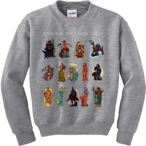 Gods Of Greek Mythology Kids Sweatshirt