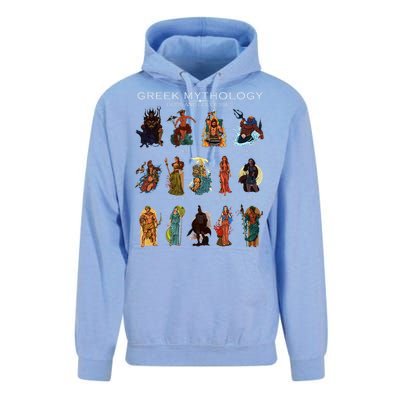 Gods Of Greek Mythology Unisex Surf Hoodie