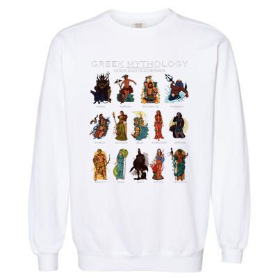 Gods Of Greek Mythology Garment-Dyed Sweatshirt