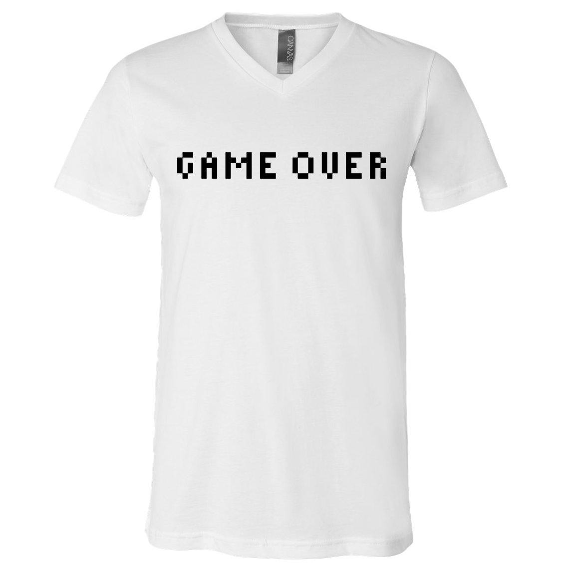 Game Over, Gamer Gift, Funny Gamer, Gamer Christmas Gift, Gamer, Video Game, Gaming 3 V-Neck T-Shirt