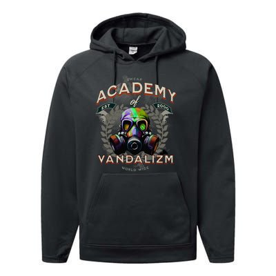 Graduate Of Graffiti: Academy Of Vandalism Performance Fleece Hoodie