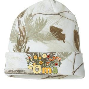 Groovy Oma Grandmother Flowers Oma Grandma Kati Licensed 12" Camo Beanie