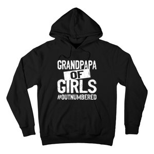 Grandpa Of Girls Outnumbered Funny Fathers Day Hoodie