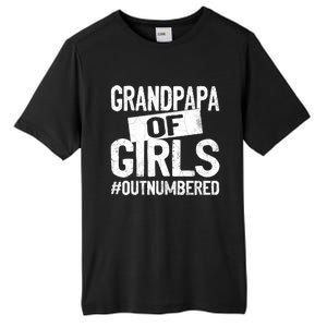 Grandpa Of Girls Outnumbered Funny Fathers Day Tall Fusion ChromaSoft Performance T-Shirt