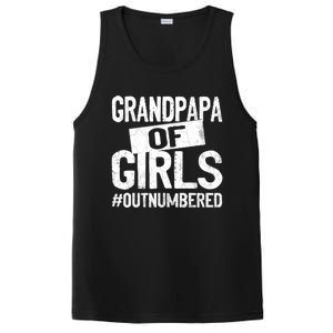 Grandpa Of Girls Outnumbered Funny Fathers Day PosiCharge Competitor Tank