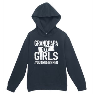 Grandpa Of Girls Outnumbered Funny Fathers Day Urban Pullover Hoodie