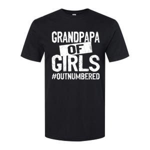 Grandpa Of Girls Outnumbered Funny Fathers Day Softstyle CVC T-Shirt