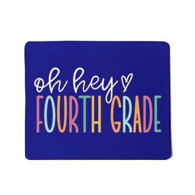 Groovy Oh Hey Fourth Grade Cute 4th Grade Team Mousepad