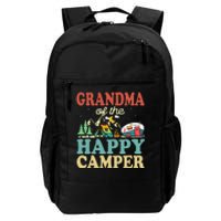 Grandma Of Happy Camper First Birthday Camping Family Daily Commute Backpack