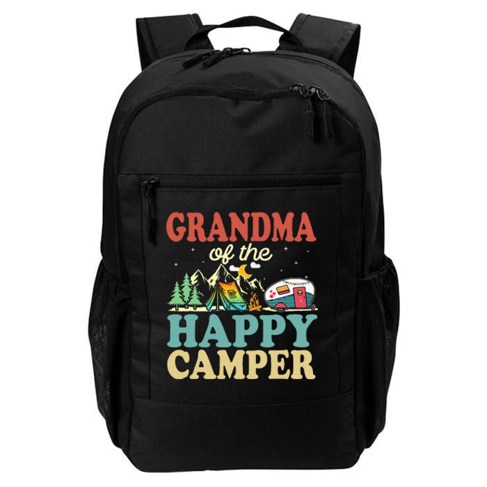 Grandma Of Happy Camper First Birthday Camping Family Daily Commute Backpack