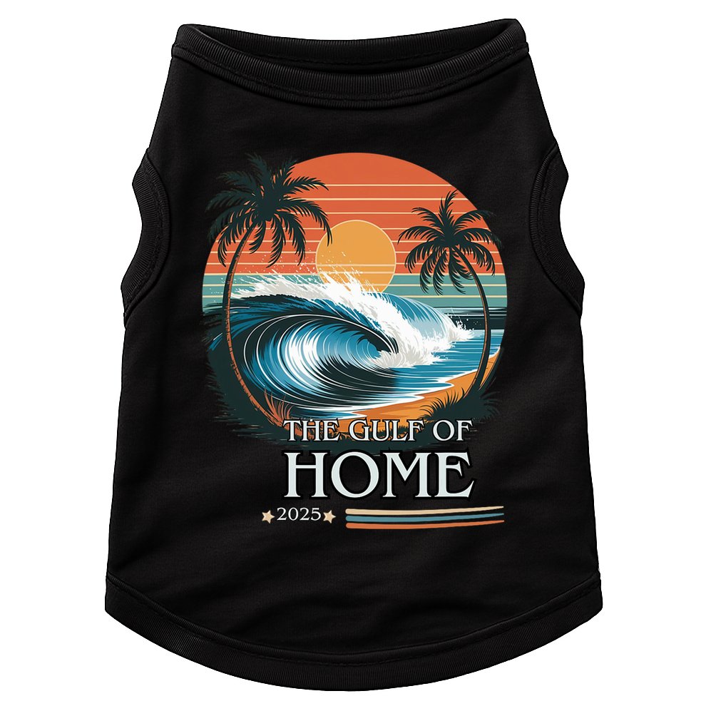 Gulf Of Home 2025 American Flag Doggie Tank