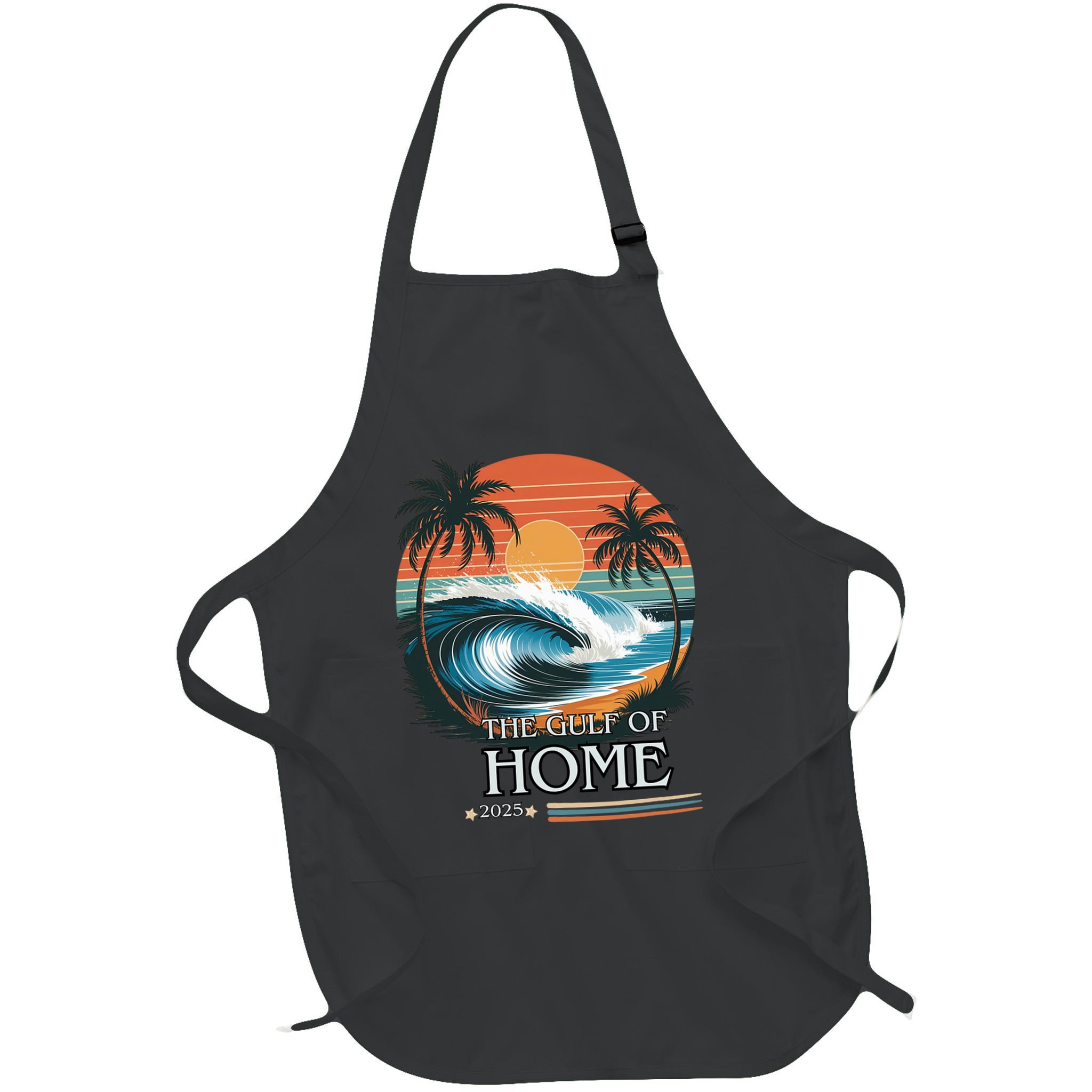 Gulf Of Home 2025 American Flag Apron