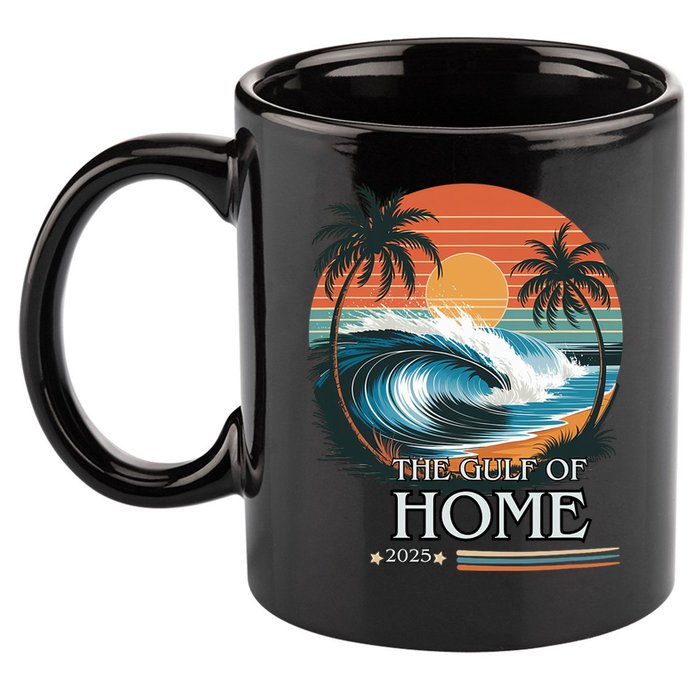 Gulf Of Home 2025 American Flag 11oz C Handle Ceramic Mug
