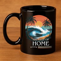 Gulf Of Home 2025 American Flag 11oz C Handle Ceramic Mug