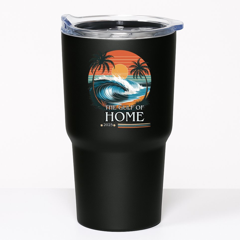Gulf Of Home 2025 American Flag Tumbler