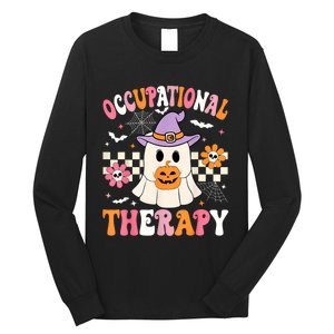 Groovy Ot Halloween Occupational Therapy Halloween Ot Ghost Long Sleeve Shirt