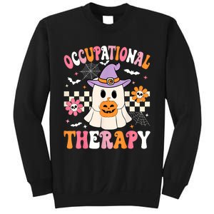 Groovy Ot Halloween Occupational Therapy Halloween Ot Ghost Sweatshirt