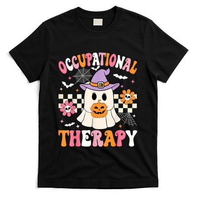 Groovy Ot Halloween Occupational Therapy Halloween Ot Ghost T-Shirt