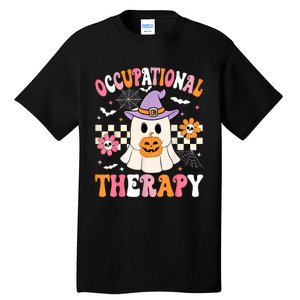 Groovy Ot Halloween Occupational Therapy Halloween Ot Ghost Tall T-Shirt