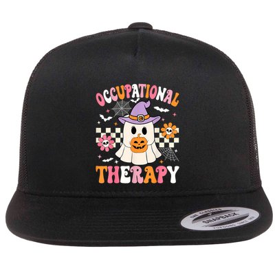 Groovy Ot Halloween Occupational Therapy Halloween Ot Ghost Flatbill Hat