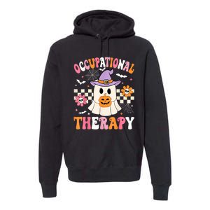 Groovy Ot Halloween Occupational Therapy Halloween Ot Ghost Premium Hoodie