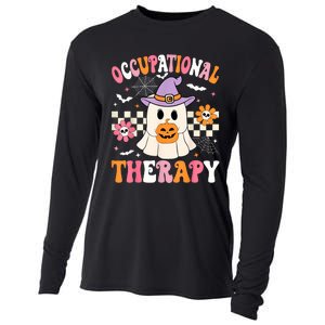 Groovy Ot Halloween Occupational Therapy Halloween Ot Ghost Cooling Performance Long Sleeve Crew