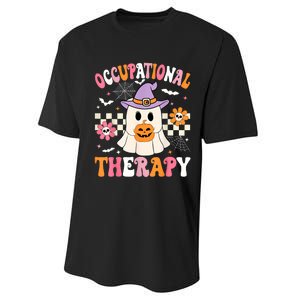 Groovy Ot Halloween Occupational Therapy Halloween Ot Ghost Performance Sprint T-Shirt