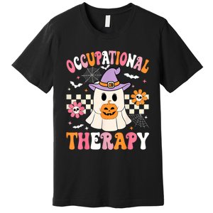 Groovy Ot Halloween Occupational Therapy Halloween Ot Ghost Premium T-Shirt