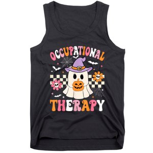 Groovy Ot Halloween Occupational Therapy Halloween Ot Ghost Tank Top