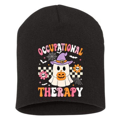 Groovy Ot Halloween Occupational Therapy Halloween Ot Ghost Short Acrylic Beanie