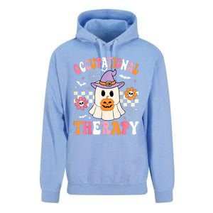 Groovy Ot Halloween Occupational Therapy Halloween Ot Ghost Unisex Surf Hoodie