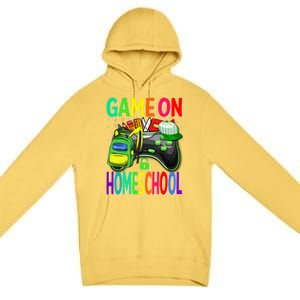 Game On Homeschool Back To School Homeschool Level Unlocked Meaningful Gift Premium Pullover Hoodie