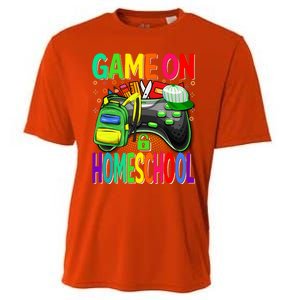 Game On Homeschool Back To School Homeschool Level Unlocked Meaningful Gift Cooling Performance Crew T-Shirt