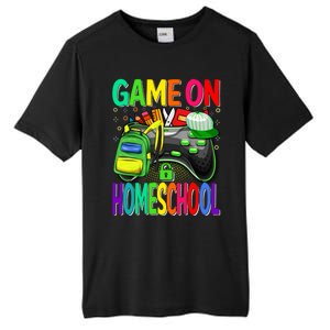 Game On Homeschool Back To School Homeschool Level Unlocked Meaningful Gift Tall Fusion ChromaSoft Performance T-Shirt