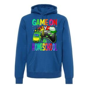 Game On Homeschool Back To School Homeschool Level Unlocked Meaningful Gift Premium Hoodie