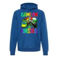 Game On Homeschool Back To School Homeschool Level Unlocked Meaningful Gift Premium Hoodie