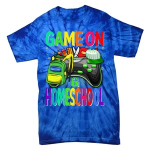 Game On Homeschool Back To School Homeschool Level Unlocked Meaningful Gift Tie-Dye T-Shirt