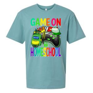 Game On Homeschool Back To School Homeschool Level Unlocked Meaningful Gift Sueded Cloud Jersey T-Shirt