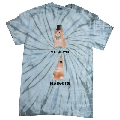 Gotfunny Old Hamster New Hamster Tie-Dye T-Shirt