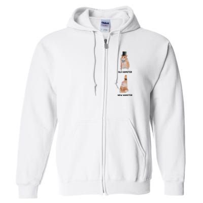 Gotfunny Old Hamster New Hamster Full Zip Hoodie