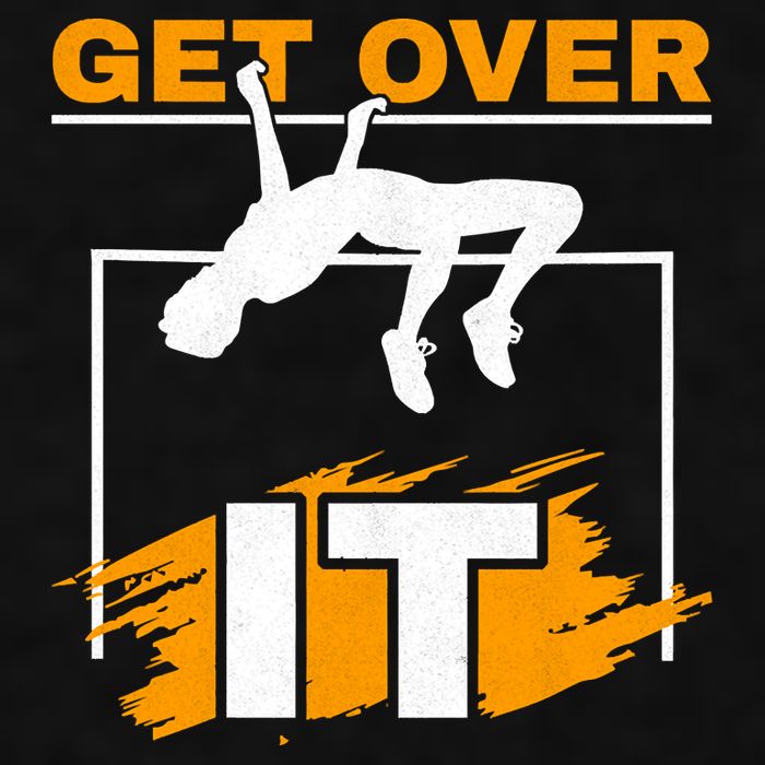 Get Over It High Jumpers Track And Field High Jump Ladies PosiCharge Tri-Blend Wicking Tank