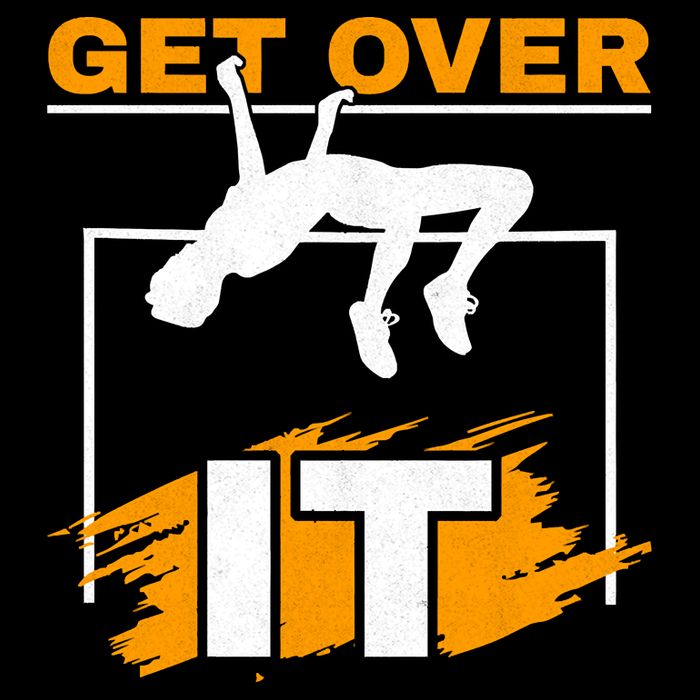 Get Over It High Jumpers Track And Field High Jump Tall T-Shirt